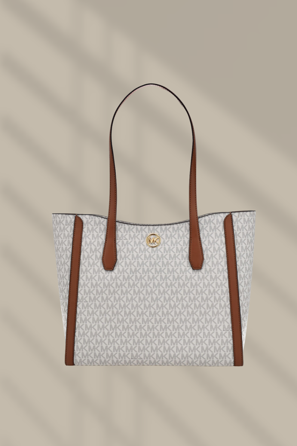 Axelväska Michael Kors Leida Beige