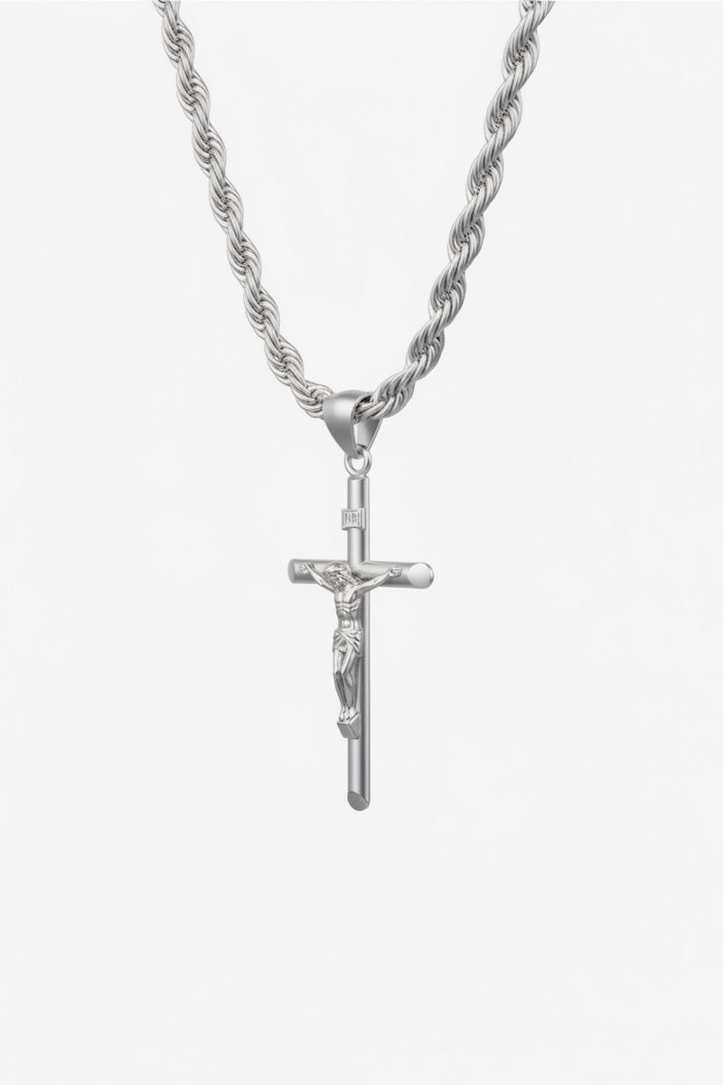 Cordell Halsband + Kors - SILVER - ModernSweden 