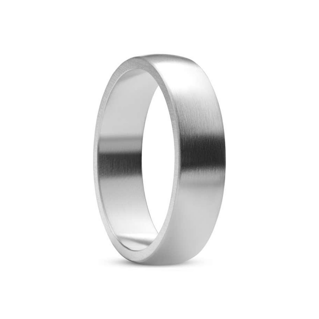 Silverfärgad Ring modernsweden