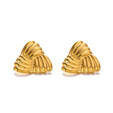 Golden Shell örhängen - Guld