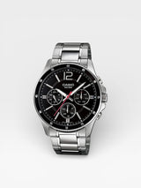 Herrklocka Casio MULTIFUNCTION CALENDAR - BLACK Svart Silvrig