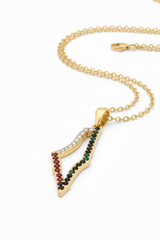 Palestina Halsband - Färg