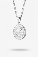 Compass Necklace - SILVER