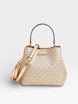 Axelväska Michael Kors PRATT Gyllene