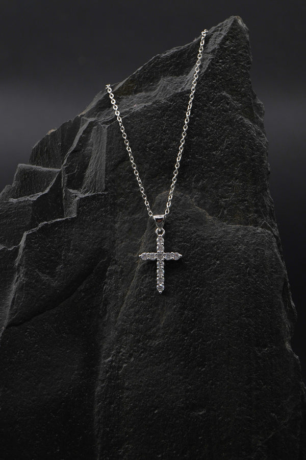 Kors Blin Halsband - SILVER - ModernSweden 
