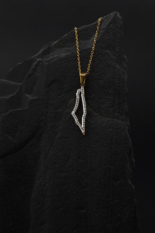 Palestina Halsband - Vit