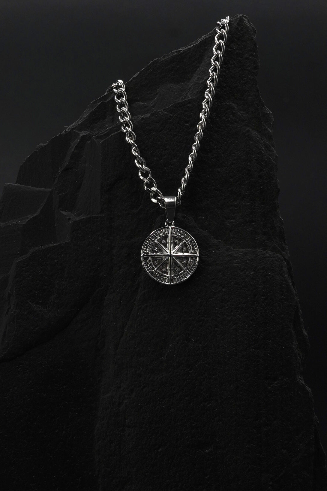 Kompass Halsband - SILVER - ModernSweden 