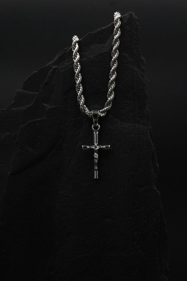 Cordell Halsband + Kors - SILVER - ModernSweden 