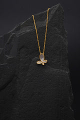 Fjäril Halsband Guld