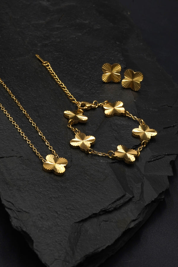 Klöver Set - Guld