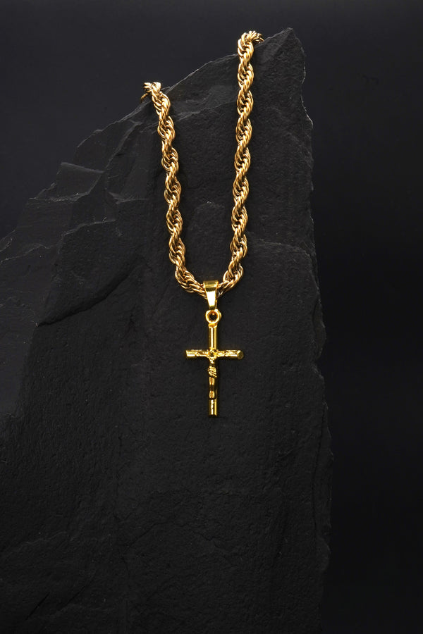 Cordell Halsband + Kors - GULD