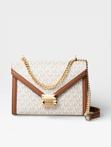 Axelväska Michael Kors Whitney Beige