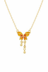 Aurora Butterfly Halsband – Guld