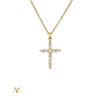 Cross Blin Necklace - GOLD