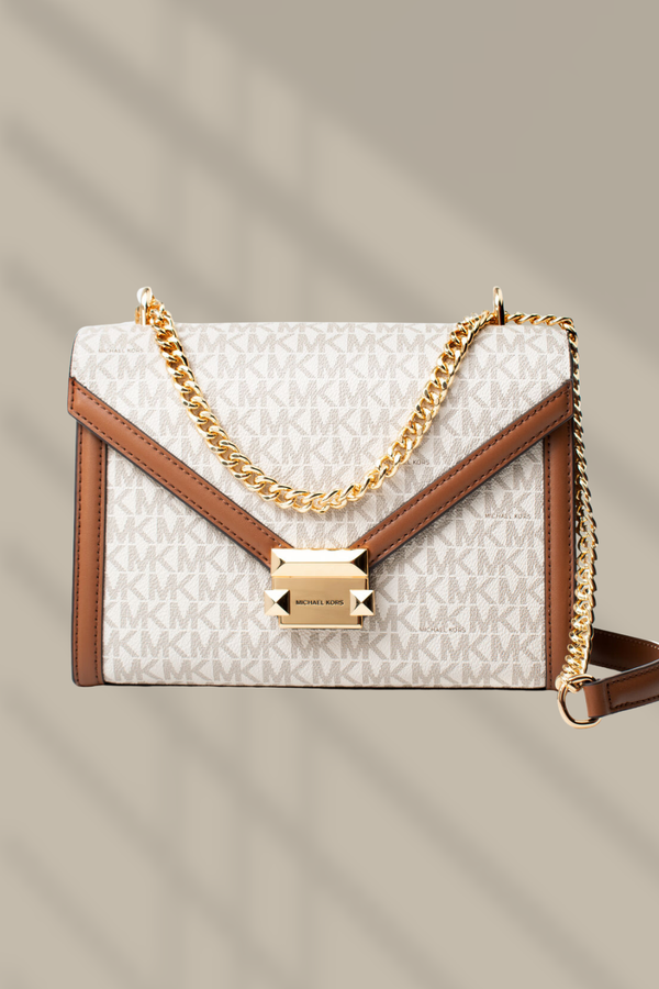Axelväska Michael Kors Whitney Beige