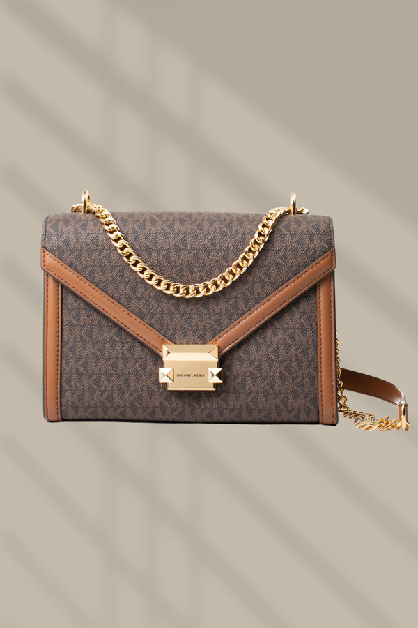 Axelväska Michael Kors Whitney Brun