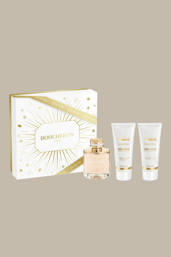 Parfymset Damer Boucheron QUATRE POUR FEMME EDP 3 Delar