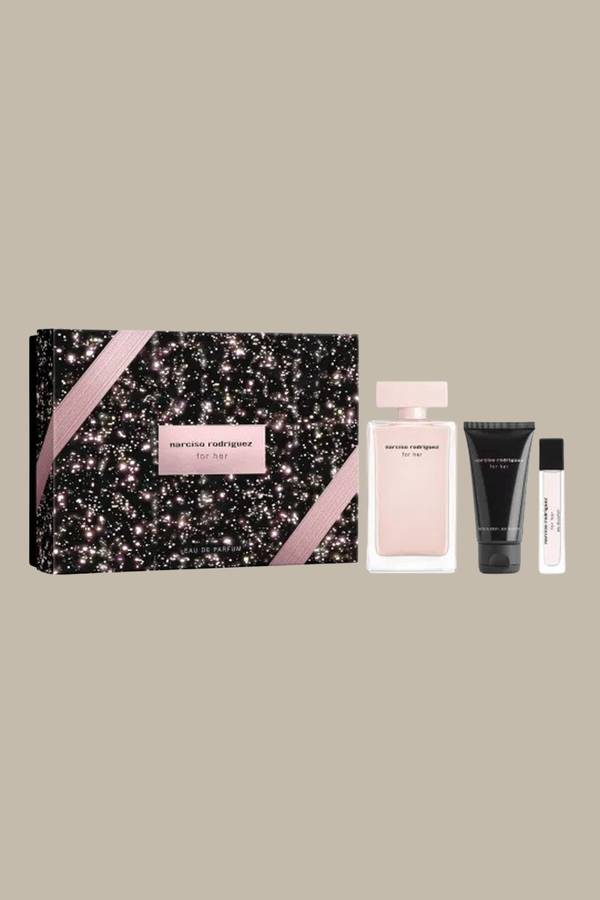 Parfymset Damer Narciso Rodriguez FOR HER EDP 3 Delar