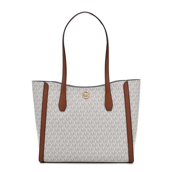 Axelväska Michael Kors Leida Beige